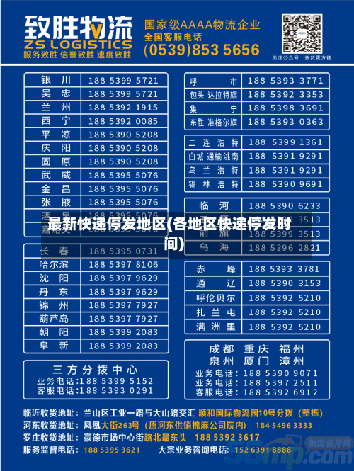 最新快递停发地区(各地区快递停发时间)-第2张图片