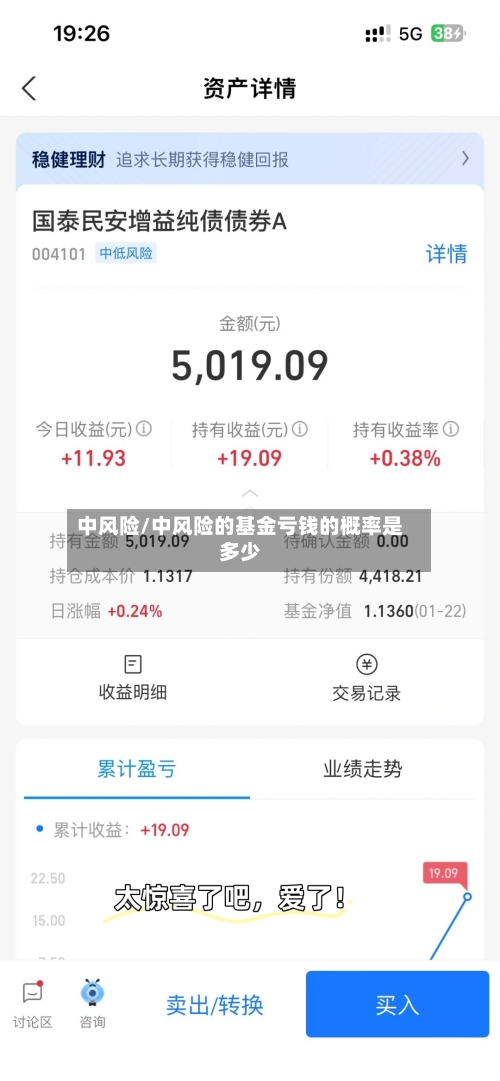 中风险/中风险的基金亏钱的概率是多少-第2张图片