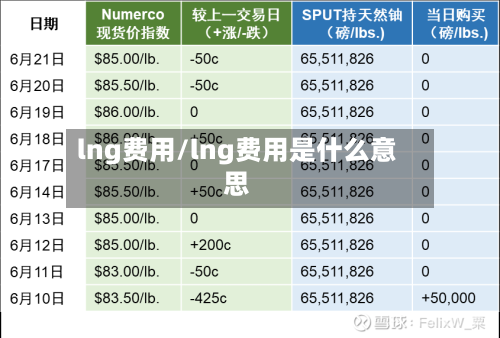 lng费用/lng费用是什么意思-第2张图片