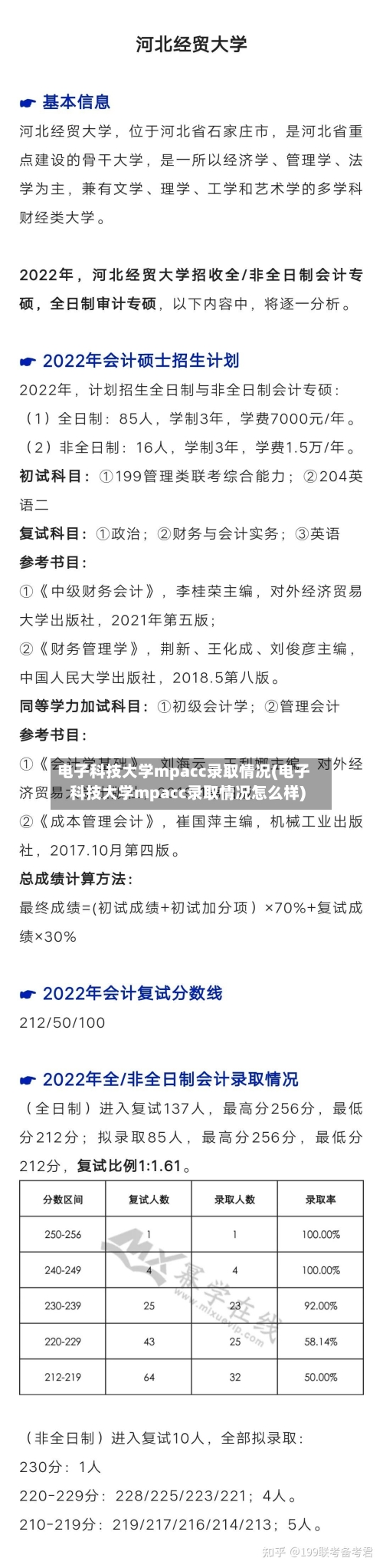 电子科技大学mpacc录取情况(电子科技大学mpacc录取情况怎么样)
