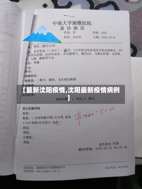 【最新沈阳疫情,沈阳最新疫情病例】