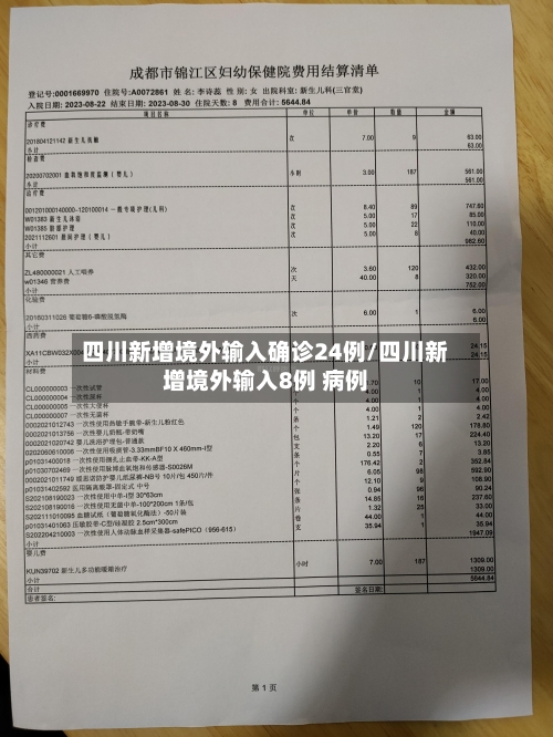四川新增境外输入确诊24例/四川新增境外输入8例 病例-第2张图片