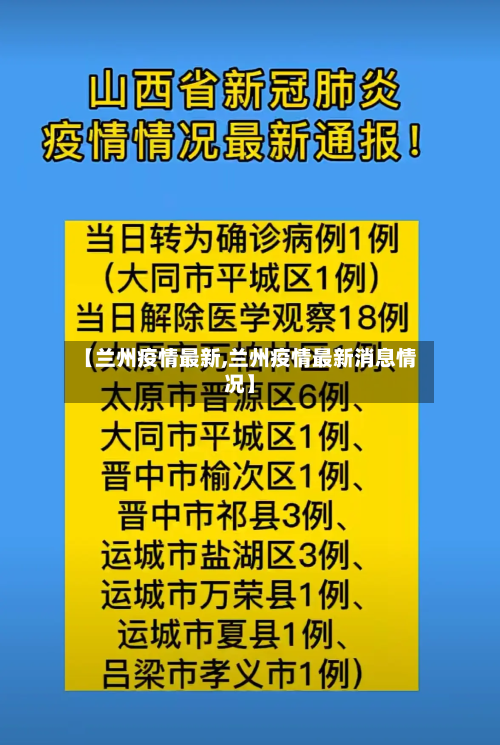 【兰州疫情最新,兰州疫情最新消息情况】-第2张图片