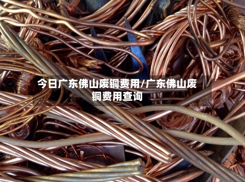 今日广东佛山废铜费用/广东佛山废铜费用查询-第2张图片