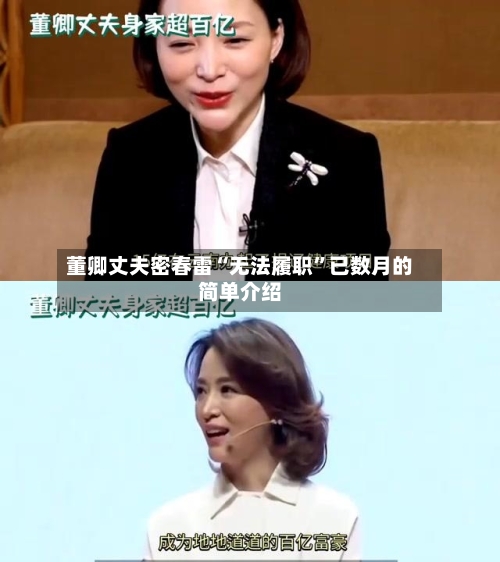 董卿丈夫密春雷“无法履职”已数月的简单介绍-第2张图片