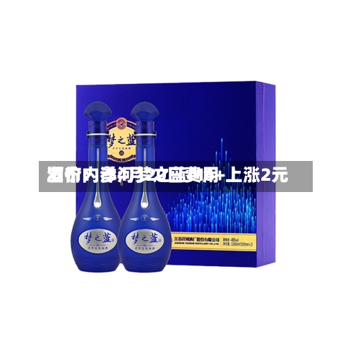 酒价内参4月20日费用发布：洋河梦之蓝M6+上涨2元-第2张图片