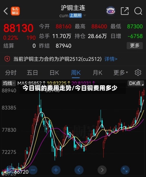 今日铜的费用走势/今日铜费用多少