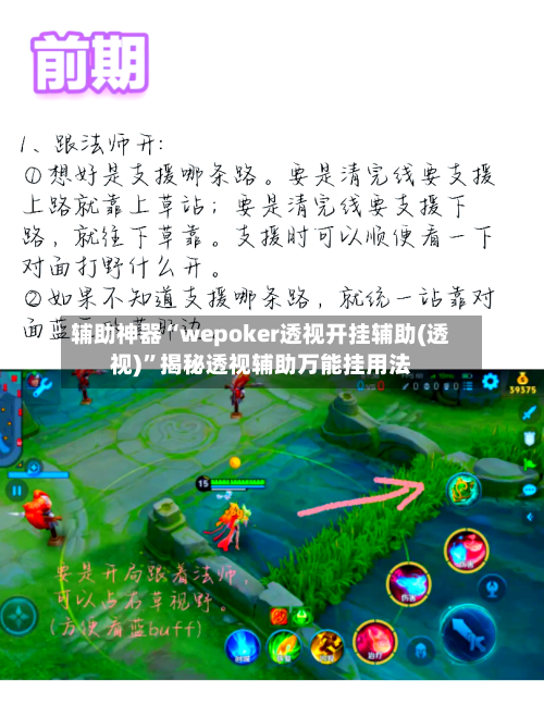辅助神器“wepoker透视开挂辅助(透视)”揭秘透视辅助万能挂用法-第2张图片