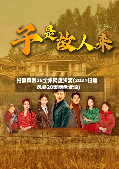 扫黑风暴28全集网盘资源(2021扫黑风暴28集网盘资源)