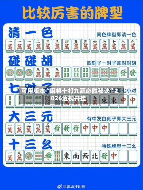 可用版本“麻将十打九赢必胜秘诀	”2026透视开挂-第2张图片