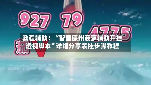 教程辅助！“智星德州菠萝辅助开挂透视脚本”详细分享装挂步骤教程-第2张图片