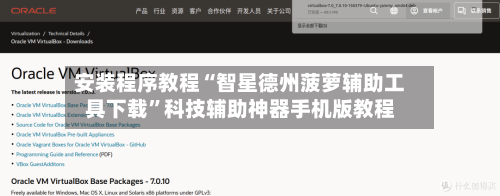 安装程序教程“智星德州菠萝辅助工具下载”科技辅助神器手机版教程