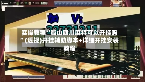 实操教程“蜀山四川麻将可以开挂吗”(透视)开挂辅助脚本+详细开挂安装教程-第2张图片