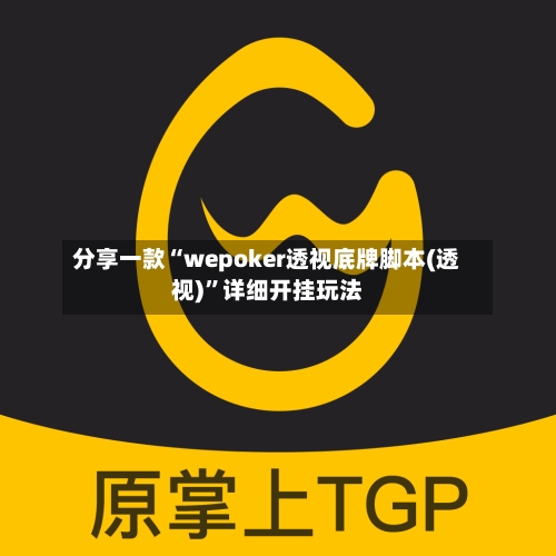 分享一款“wepoker透视底牌脚本(透视)”详细开挂玩法-第3张图片