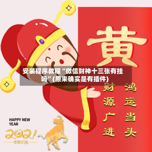 安装程序教程“微信财神十三张有挂吗”(原来确实是有插件)-第3张图片