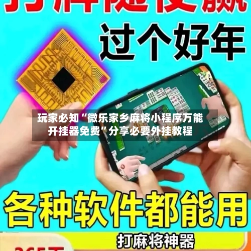 玩家必知“微乐家乡麻将小程序万能开挂器免费	”分享必要外挂教程-第2张图片