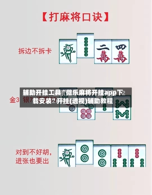 辅助开挂工具“微乐麻将开挂app下载安装”开挂(透视)辅助教程