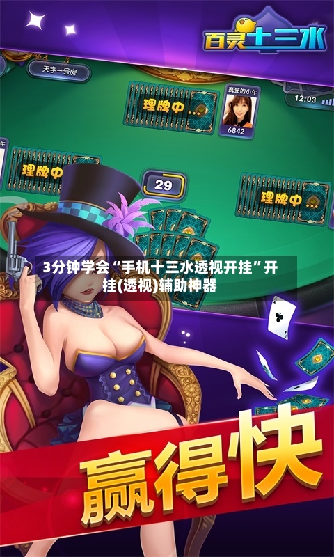 3分钟学会“手机十三水透视开挂	”开挂(透视)辅助神器-第3张图片