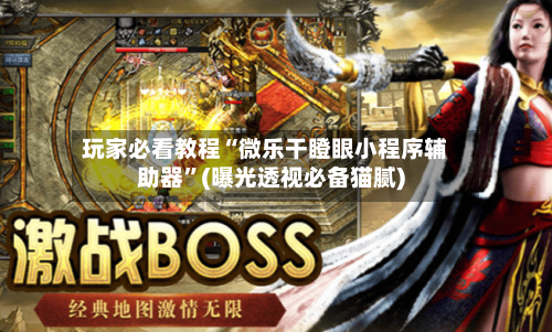 玩家必看教程“微乐干瞪眼小程序辅助器”(曝光透视必备猫腻)-第2张图片