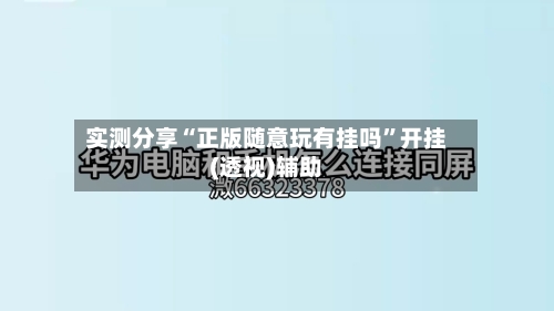 实测分享“正版随意玩有挂吗”开挂(透视)辅助-第3张图片