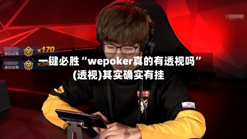 一键必胜“wepoker真的有透视吗”(透视)其实确实有挂-第2张图片