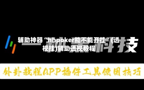 辅助神器“hhpoker能不能开挂	”(透视挂)辅助透视教程-第2张图片