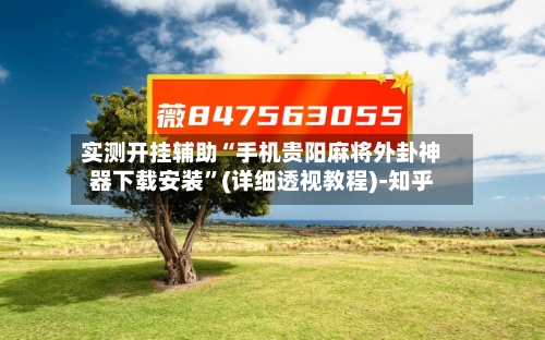 实测开挂辅助“手机贵阳麻将外卦神器下载安装”(详细透视教程)-知乎-第2张图片