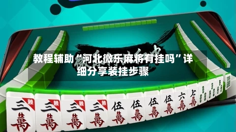 教程辅助“河北微乐麻将有挂吗”详细分享装挂步骤-第2张图片