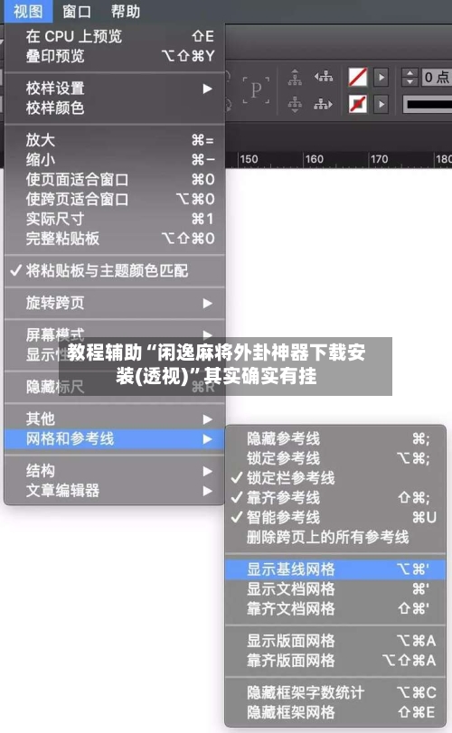 教程辅助“闲逸麻将外卦神器下载安装(透视)”其实确实有挂-第2张图片