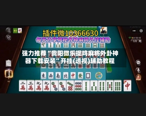 强力推荐“贵阳微乐捉鸡麻将外卦神器下载安装”开挂(透视)辅助教程-第2张图片