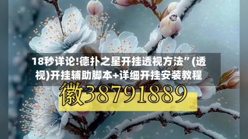 18秒详论!德扑之星开挂透视方法	”(透视)开挂辅助脚本+详细开挂安装教程-第2张图片