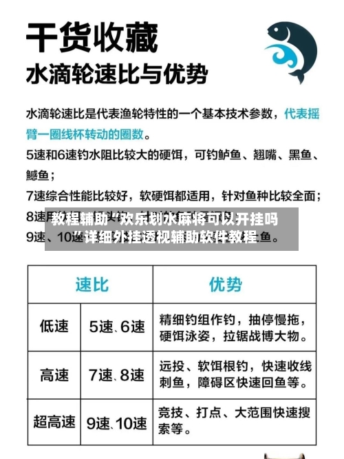教程辅助“欢乐划水麻将可以开挂吗”详细外挂透视辅助软件教程
