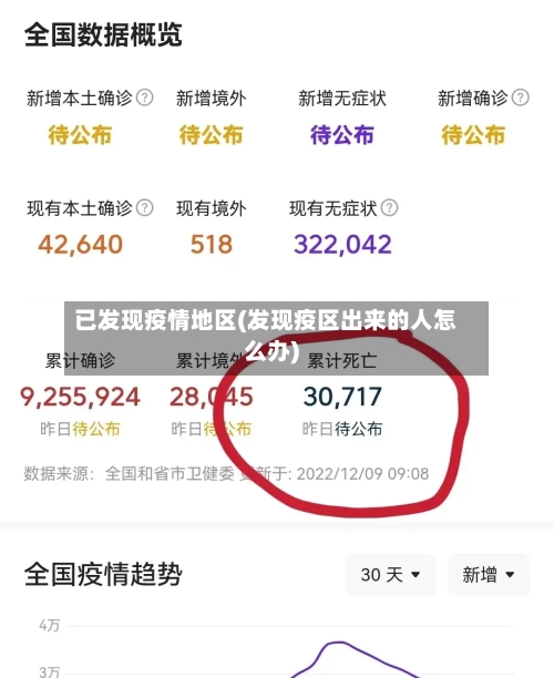 已发现疫情地区(发现疫区出来的人怎么办)