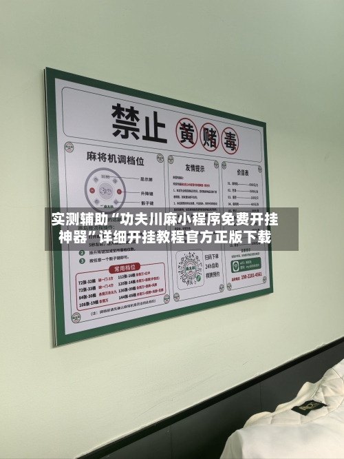 实测辅助“功夫川麻小程序免费开挂神器”详细开挂教程官方正版下载-第3张图片