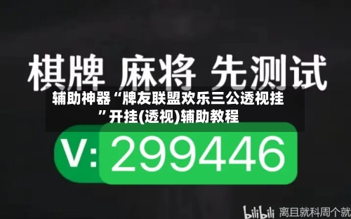 辅助神器“牌友联盟欢乐三公透视挂”开挂(透视)辅助教程-第2张图片