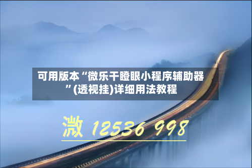 可用版本“微乐干瞪眼小程序辅助器”(透视挂)详细用法教程-第1张图片