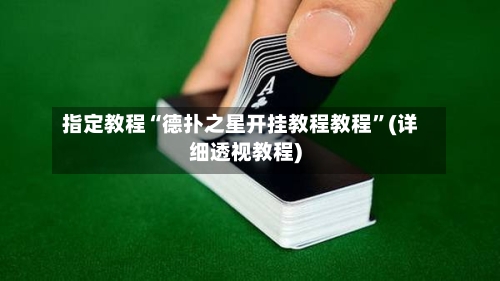 指定教程“德扑之星开挂教程教程	”(详细透视教程)-第2张图片