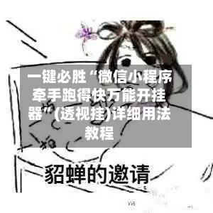 一键必胜“微信小程序牵手跑得快万能开挂器	”(透视挂)详细用法教程-第2张图片