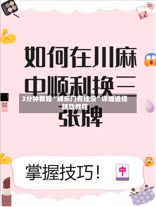 3分钟教程“牌乐门有挂没”详细透视辅助教程-第3张图片