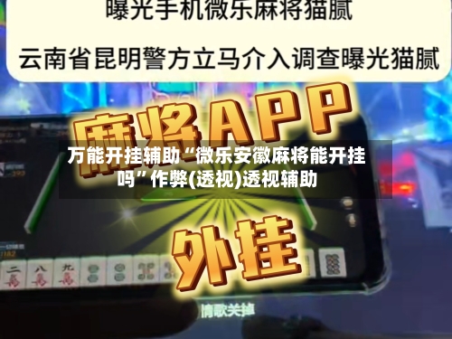 万能开挂辅助“微乐安徽麻将能开挂吗”作弊(透视)透视辅助-第2张图片