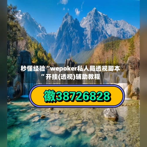 秒懂经验“wepoker私人局透视脚本”开挂(透视)辅助教程