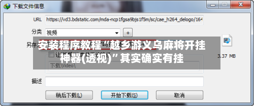 安装程序教程“越乡游义乌麻将开挂神器(透视)	”其实确实有挂-第2张图片