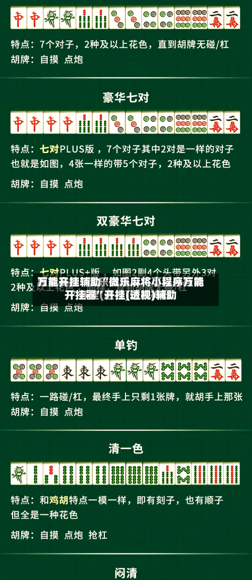 万能开挂辅助“微乐麻将小程序万能开挂器	”开挂(透视)辅助-第3张图片