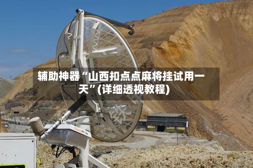 辅助神器“山西扣点点麻将挂试用一天	”(详细透视教程)-第3张图片