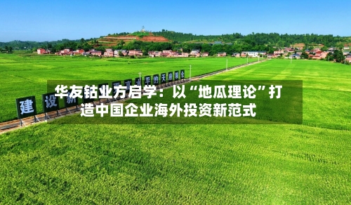 华友钴业方启学：以“地瓜理论	”打造中国企业海外投资新范式-第2张图片