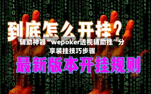 辅助神器“wepoker透视辅助挂”分享装挂技巧步骤-第2张图片