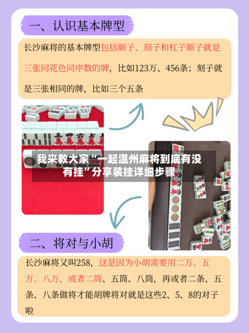 我来教大家“一起温州麻将到底有没有挂”分享装挂详细步骤-第3张图片