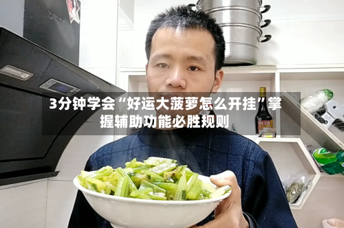 3分钟学会“好运大菠萝怎么开挂”掌握辅助功能必胜规则-第3张图片