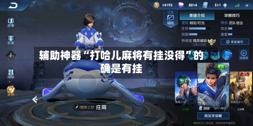 辅助神器“打哈儿麻将有挂没得”的确是有挂-第2张图片