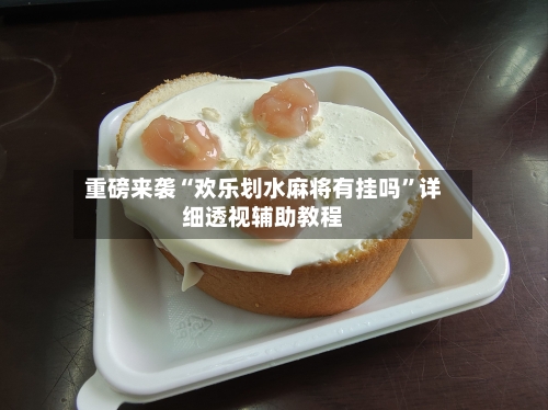 重磅来袭“欢乐划水麻将有挂吗”详细透视辅助教程